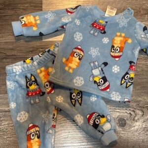 Bluey Cartoon Character Pajama Set
